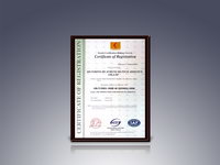 ISO9001:2008質(zhì)量認證體系證書（英）